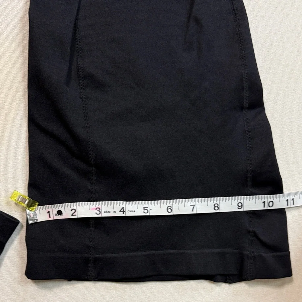 OQQ Elegant Black Boot Cut Pants
